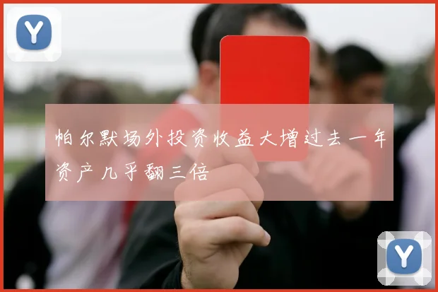帕尔默场外投资收益大增过去一年资产几乎翻三倍